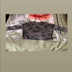 Camouflage cropped top from primark